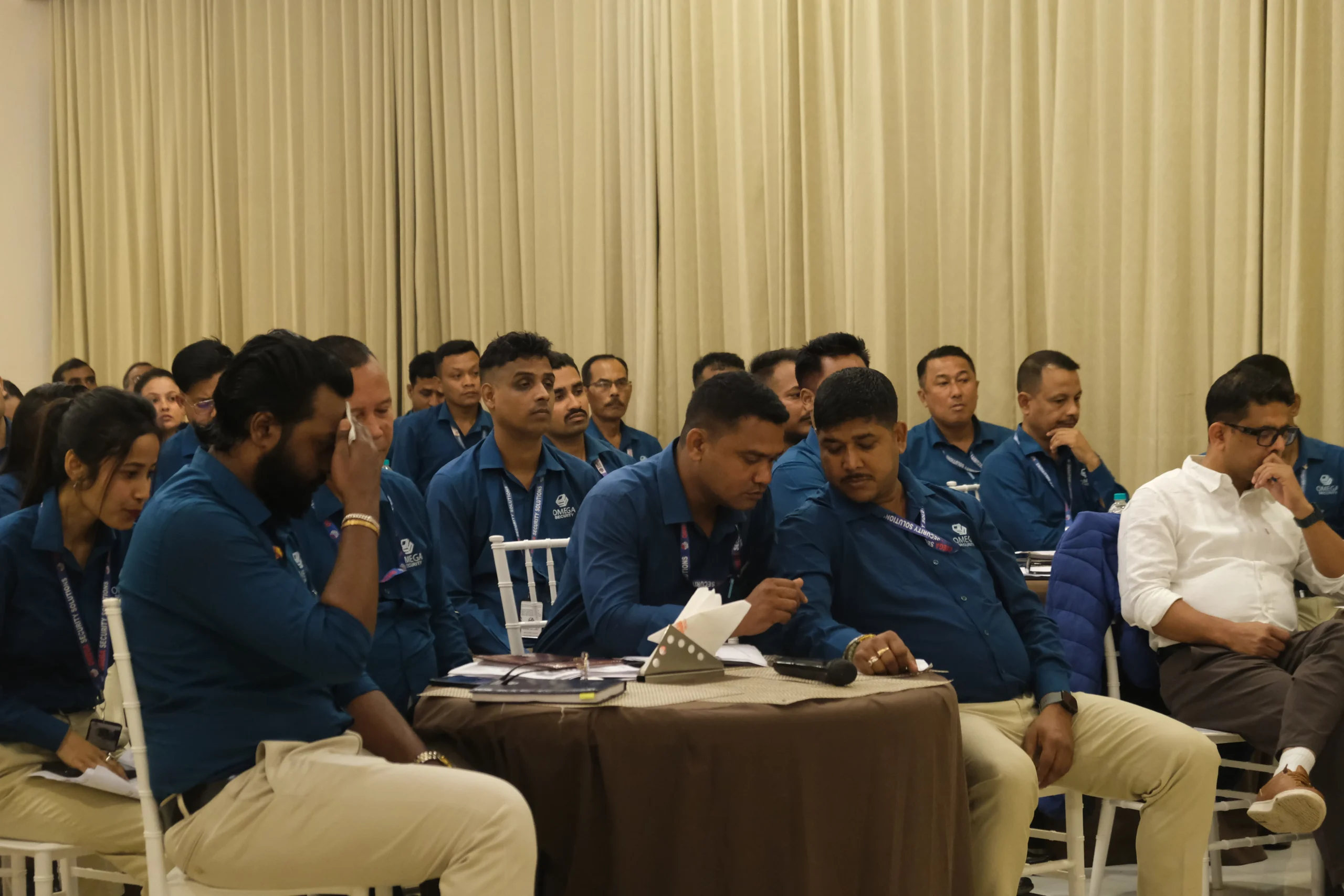 Corporate meeting setup at Kanoka Village Resort hall