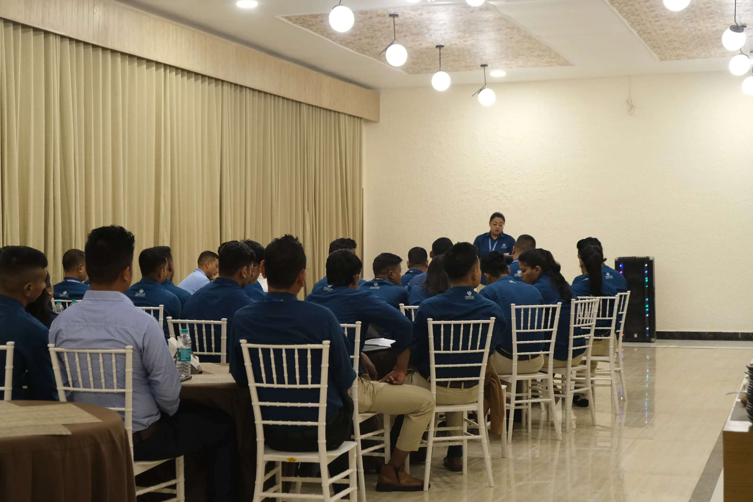 Event hall arrangement at Kanoka Village Resort Assam